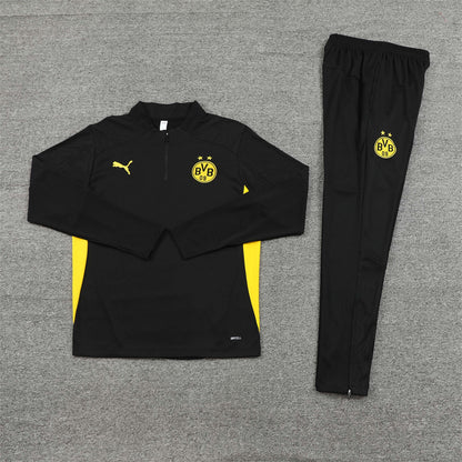 Chandal de niño Borussia Dortmund 24/25 (Negro y amarillo)