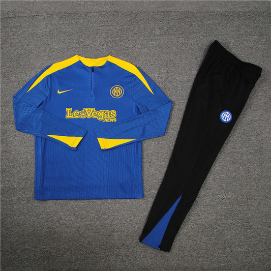 Chandal de niño Inter de Milan 24/25 (Azul y amarillo)