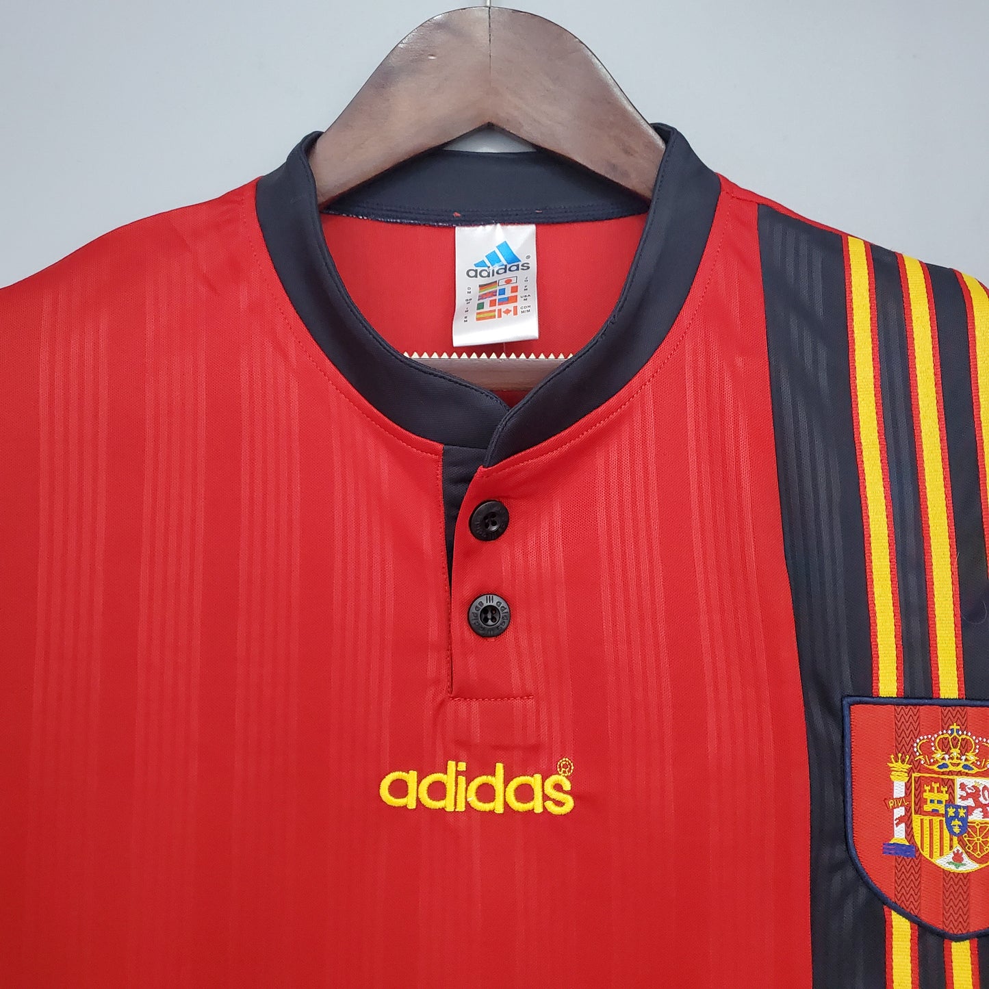 Camiseta España retro 1996 (Local)