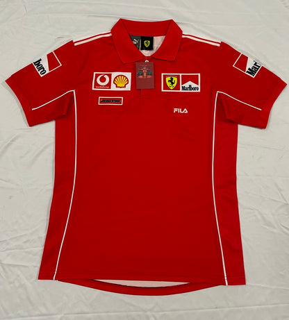 Polo Ferrari Schumacher retro