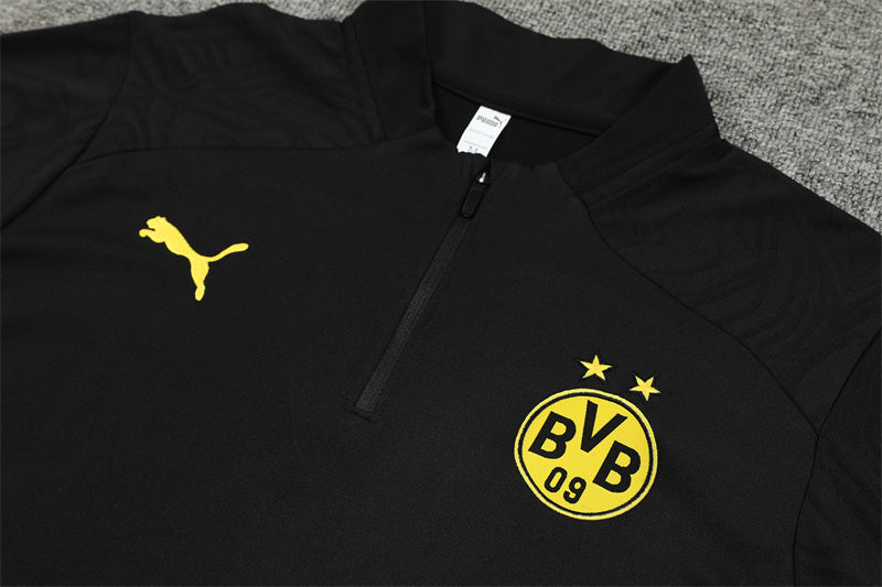 Chandal de niño Borussia Dortmund 24/25 (Negro y amarillo)