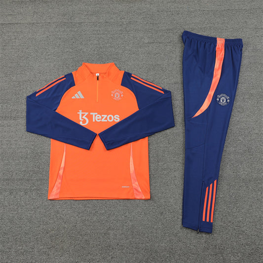 Chandal de niño Manchester United 24/25 (Naranja)