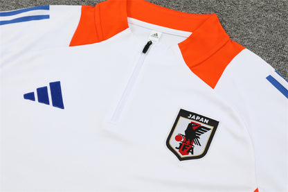 Chandal de niño Japon 24/25 (Blanco y naranja)