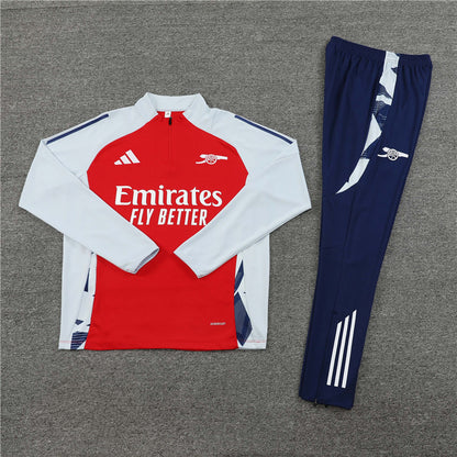 Chandal de niño Arsenal 24/25 (Rojo y blanco)