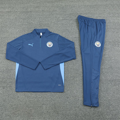 Chandal de niño Manchester City 24/25 (Azul marino)