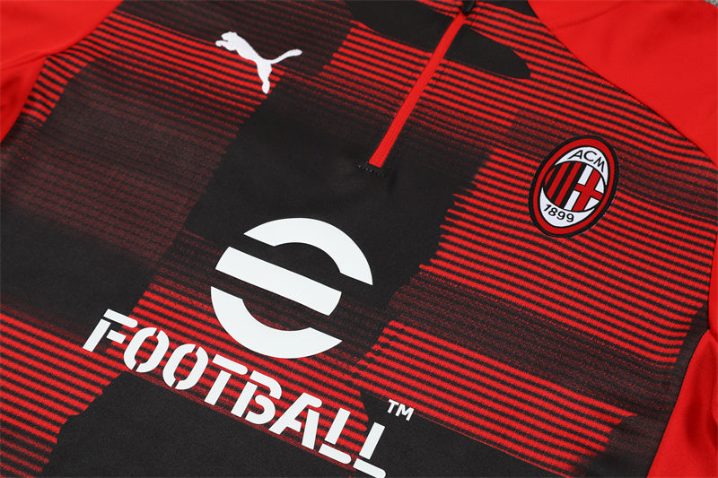 Chandal de niño AC Milan 24/25 (Rojo y negro)