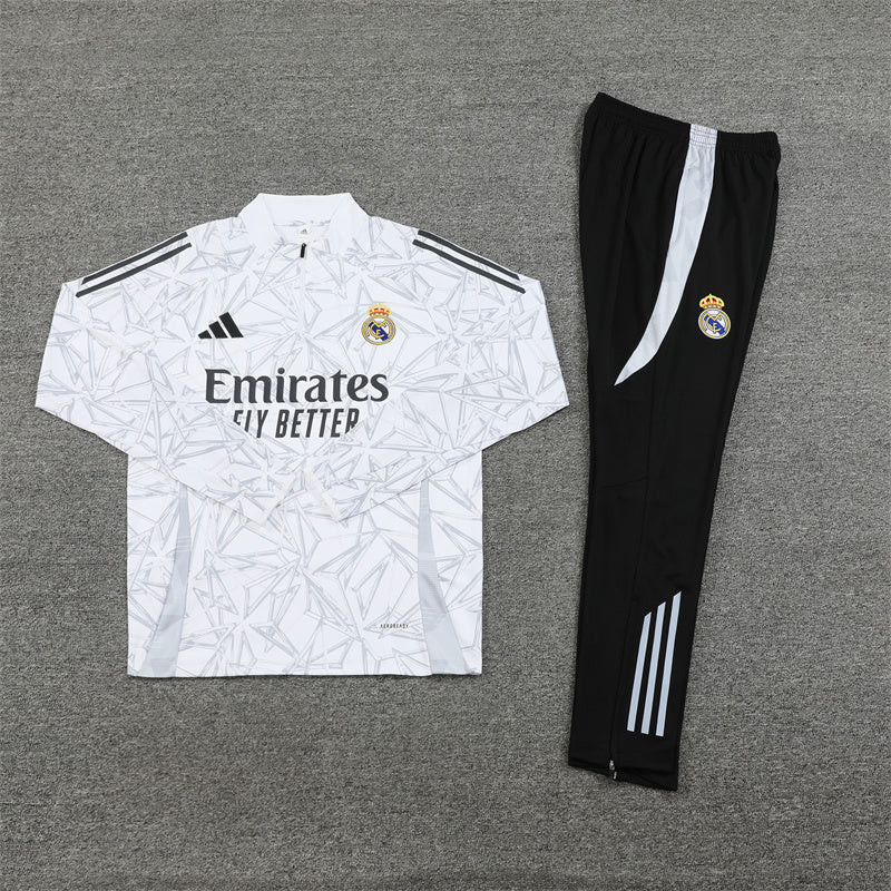 Chandal de niño Real Madrid 24/25 (Blanco)