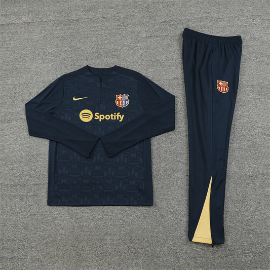 Chandal de niño FC Barcelona 24/25 (Azul marina)