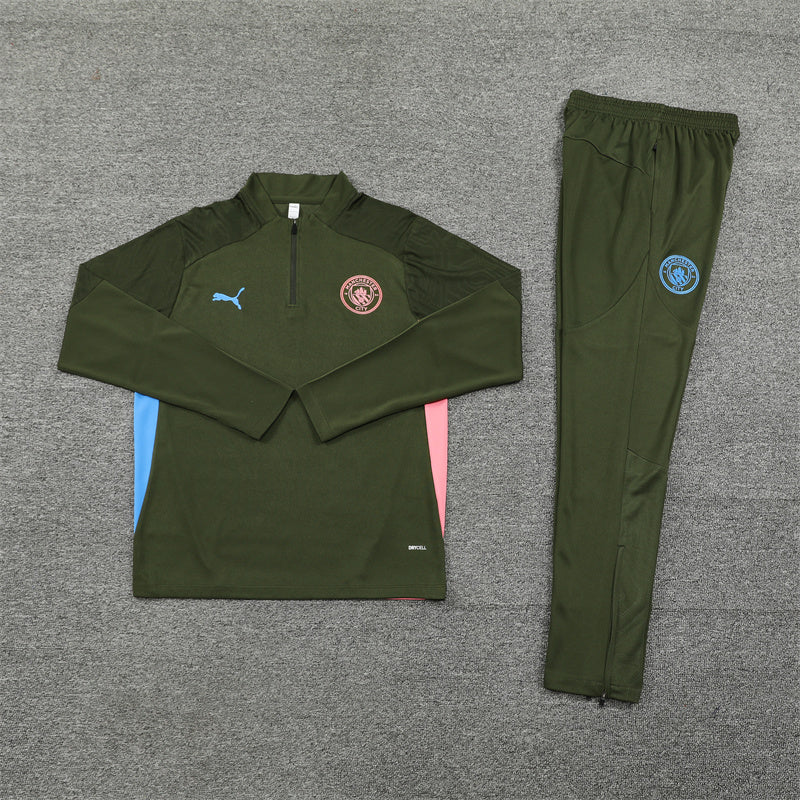 Chandal de niño Manchester City 24/25(Verde)