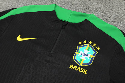 Chandal de niño Brasil 24/25 (Negro)