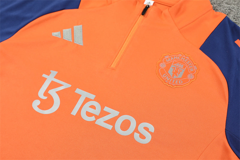 Chandal de niño Manchester United 24/25 (Naranja)